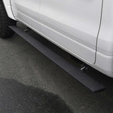 2019-2026 RAM 1500 Crew Cab Pro-E Series Black Powered Running Boards - View 5 | Dirty Garage