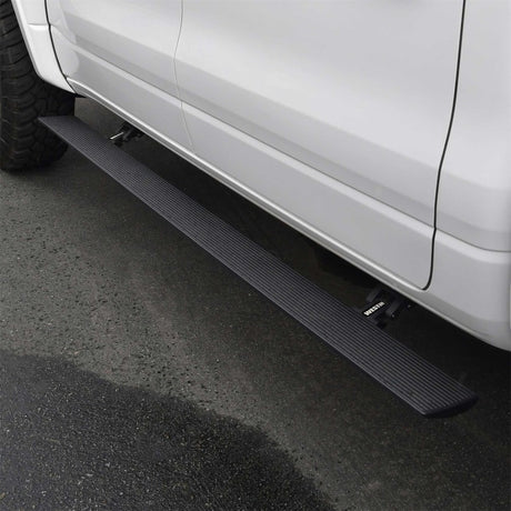 2019-2026 RAM 1500 Crew Cab Pro-E Series Black Powered Running Boards - View 5 | Dirty Garage