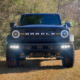 2021-2022 Bronco Triple LED Fog Light Kit White - View 7 | Dirty Garage