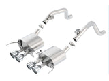 Borla 14-15 Chevy Corvette C7 w/o AFM w/o NPP Atak Rear Section Exhaust Quad Rd RL Tips - View 4 | Dirty Garage