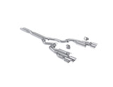 2024-2026 Mustang 5.0L Alum SS 3" Cat Back Dual Split Exhaust Quad Tips Valve Delete | Dirty Garage