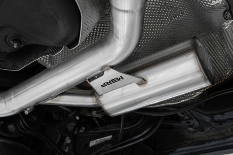 2022 VW Jetta GLI 2.0 TSI 3" Cat Back T304 SS Dual Split Rear Carbon Fiber Tips - View 3 | Dirty Garage