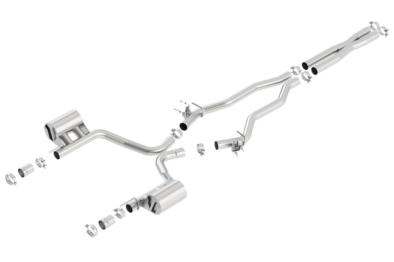 Borla 2015-2022 Charger SRT 392 / Scat Pack 6.4L Atak Catback Exhaust Single Split Rear Exit - View 4 | Dirty Garage