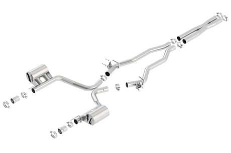 Borla 2015-2022 Charger SRT 392 / Scat Pack 6.4L Atak Catback Exhaust Single Split Rear Exit - View 4 | Dirty Garage