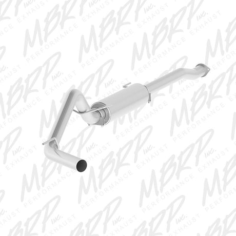 2016-2019 Tacoma 3.5"L 3" Cat Back Single Side Exit Alum Exhaust System - View 3 | Dirty Garage