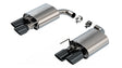 Borla 2024 Ford Mustang GT 5.0L V8 w/ Active Exhaust S-Type Axle-Back Exhaust System - Black Chrome | Dirty Garage