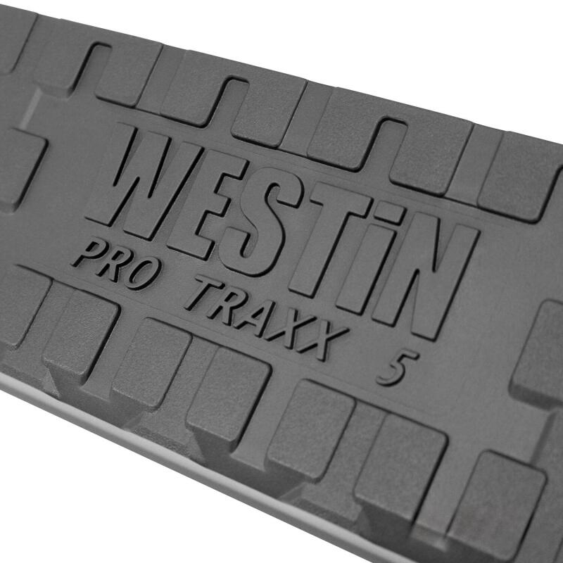 Westin 2019 Chevrolet Silverado/Sierra 1500 Crew Cab Non LD PRO TRAXX 5 Oval Nerf Step Bars - Black - View 14 | Dirty Garage