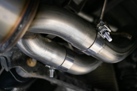 2019 Ram 1500 2.5" Cat Back Dual Split Rear with 4.5" Tip - View 6 | Dirty Garage