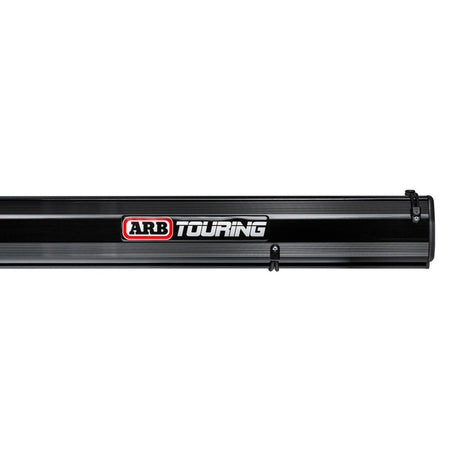 ARB Aluminum Awning, Black Frame, 8.2FT x 8.2FT, Installed with LED Light Strip - View 11 | Dirty Garage