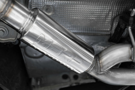2018-2021 Audi S5 S4 2.5" Cat-Back Quad Rear Exit Exhaust SS Tips - View 3 | Dirty Garage