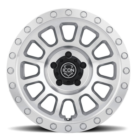ICON Hulse 18x9 5x150 25mm Offset 6in BS Silver Machined - View 4 | Dirty Garage