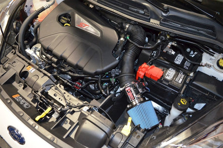 2016-2019 Fiesta ST 1.6L Turbo Short Ram Intake Wrinkle Red MR Tech - View 4 | Dirty Garage