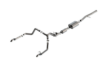 Borla 2024 Chevrolet/GMC 1500 ZR2 & AT4X 6.2L V8 4WD 4DR S-TYPE Catback Exhaust w/ Turndown Tips | Dirty Garage