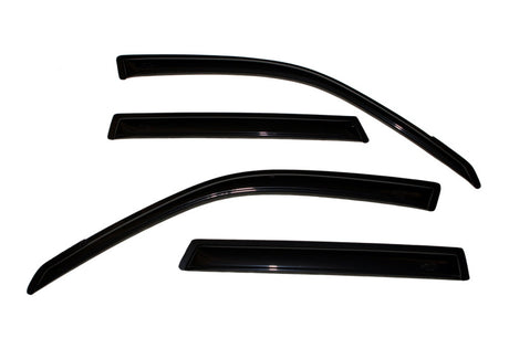 2006-2009 Grand Vitara Ventvisor Outside Mount Window Deflectors Smoke 4-Piece - View 4 | Dirty Garage