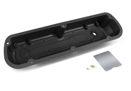 Universal Logo Die-Cast Black Valve Covers - View 9 | Dirty Garage