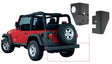 1997-2006 Wrangler Trail Armor Rear Corners - Black | Dirty Garage