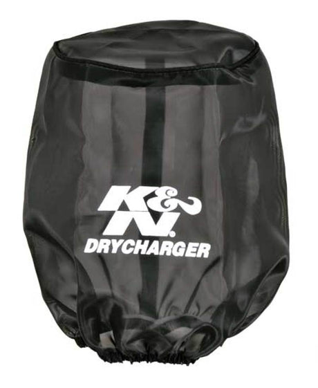 Universal Drycharger Air Filter Wrap Round Tapered Black 5.375in Base ID x 4.375in Top ID x 7 H - View 3 | Dirty Garage