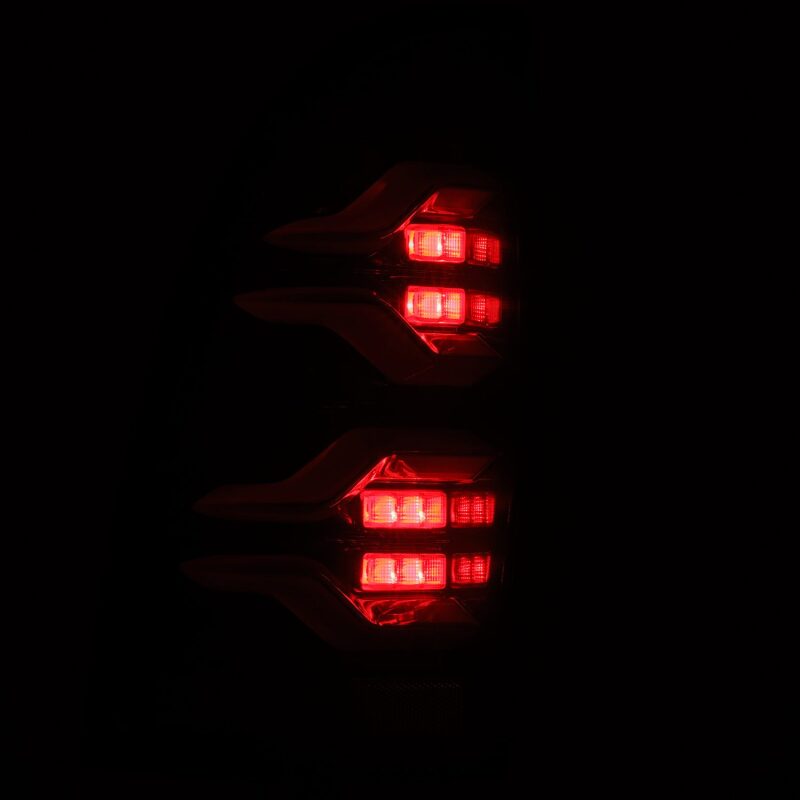 2005-2015 Tacoma Luxx-Series LED Tail Lights Alpha Black with Activation Light Sequential Signal - View 6 | Dirty Garage