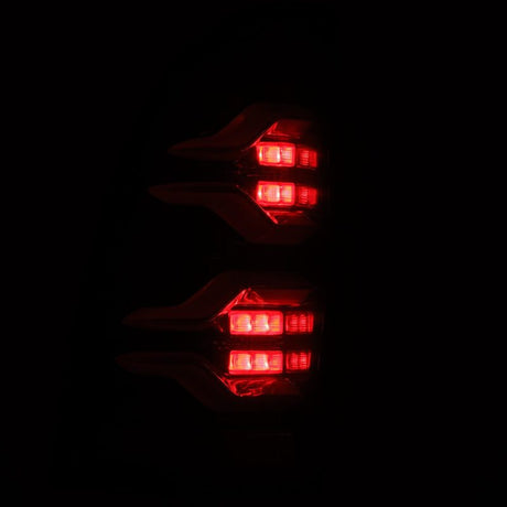 2005-2015 Tacoma Luxx-Series LED Tail Lights Alpha Black with Activation Light Sequential Signal - View 6 | Dirty Garage