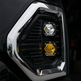 2019-2024 GM 1500 S1 Fog Pocket Mount Kit Clear Spot Amber Wide Cornering - View 3 | Dirty Garage