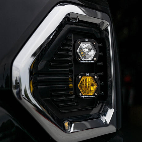 2019-2024 GM 1500 S1 Fog Pocket Mount Kit Clear Spot Amber Wide Cornering - View 3 | Dirty Garage