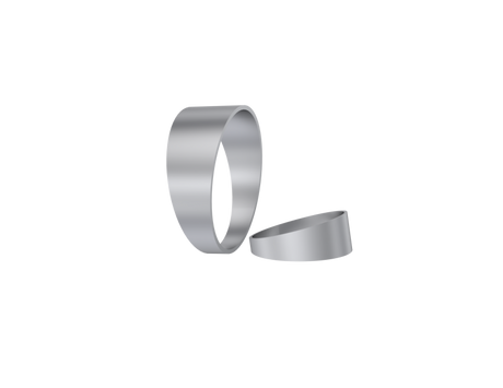 Universal T304 Stainless Steel 2.5" Dia 180 Deg Pie Cut Kit - View 2 | Dirty Garage