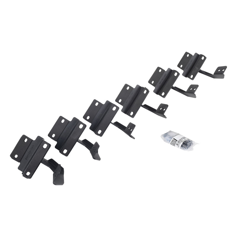 Go Rhino 15-21 Ford F-150 SC 4DR Mounting Brackets (V-Series V3/RB10 Slim/RB20 Slim) - Tex. Blk - View 2 | Dirty Garage