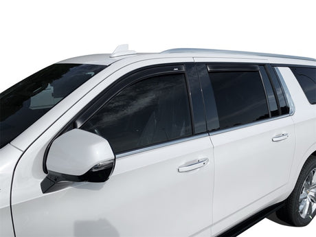2021 GM Tahoe Yukon Escalade Ventvisor In-Channel Window Deflectors 4-Piece Smoke - View 5 | Dirty Garage