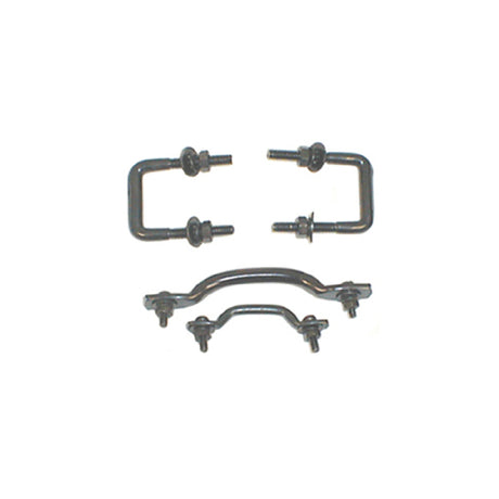 Rugged Ridge Windshield Tie Down Kit Black 55-95 Jeep CJ / Jeep Wrangler - View 2 | Dirty Garage