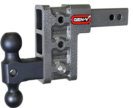 Gen-Y Mega Duty 2in Shank 5in Drop 1.5K TW 10K Hitch w/GH-031 Dual-Ball | Dirty Garage