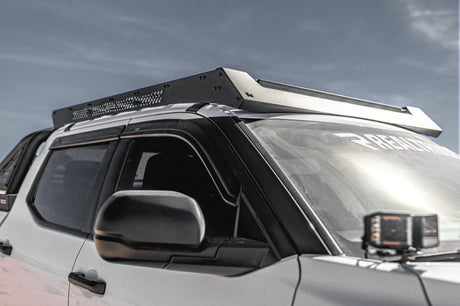 Go Rhino 22-23 Toyota Tundra CrewMax Ceros Low Profile Roof Rack - Tex. Blk - View 12 | Dirty Garage
