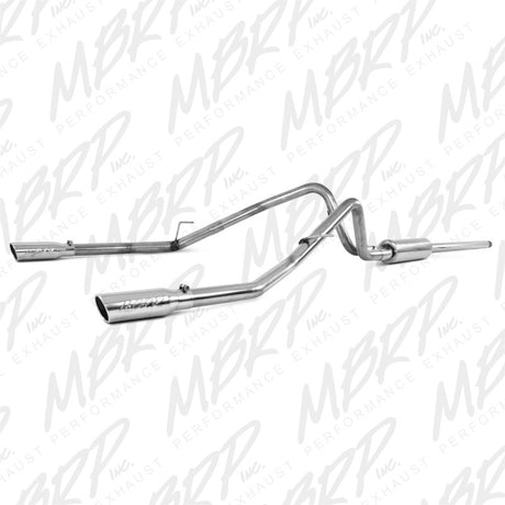 2004-2008 F-150 EC CC-SB Cat Back Dual Split Rear - View 3 | Dirty Garage