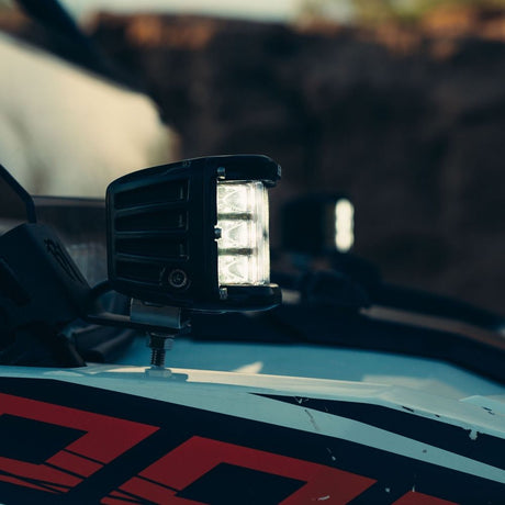 Universal D-SS Pro Driving Beam Pod Light Pair - View 3 | Dirty Garage