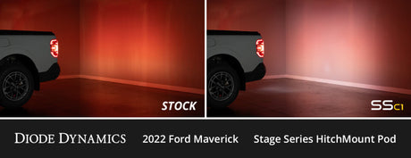 2022-2024 Maverick C1 Sport Hitch Mount LED Pod Reverse Kit - View 9 | Dirty Garage