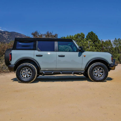 2021-2026 Bronco HDX Textured Black Drop Nerf Bars - View 6 | Dirty Garage