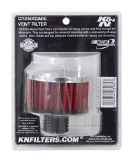 Universal .5in Flange ID x 3in OD x 3.25in H Rubber Base Crankcase Vent Filter - View 12 | Dirty Garage