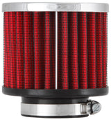Universal 1.5in Flange ID x 3in OD x 2.5in H Chrome Finish Rubber Base Crankcase Vent Filter - View 13 | Dirty Garage