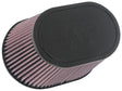 Universal Rubber Filter 6.25in x 4in Oval FLG/7.375in x 5.5in Base/6.25in x 4in Top/5in H | Dirty Garage
