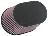 Universal Rubber Filter 6.25in x 4in Oval FLG/7.375in x 5.5in Base/6.25in x 4in Top/5in H | Dirty Garage
