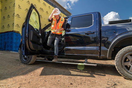 2021-2025 F-150 6" Wide Black PowerSteps - View 3 | Dirty Garage