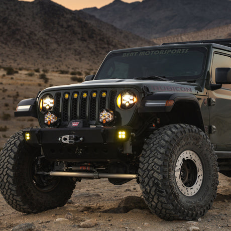 2018-2025 Wrangler JL Gladiator JT DOT LP6 LED Headlight Kit Clear White - View 3 | Dirty Garage