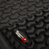 Rugged Ridge Floor Liner Front Black 2018-2020 Jeep Wrangler 2020 Gladiator JL / JT - View 9 | Dirty Garage