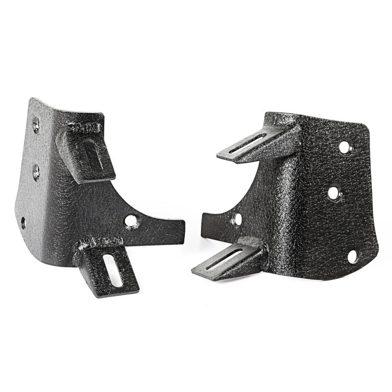 Rugged Ridge 97-06 Jeep Wrangler TJ Textured Black Dual A-Pillar Light Mount - View 2 | Dirty Garage