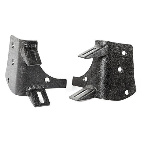 Rugged Ridge 97-06 Jeep Wrangler TJ Textured Black Dual A-Pillar Light Mount - View 2 | Dirty Garage