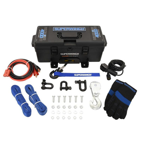 Universal 4000lbs 47' Synthetic Rope Winch2go - View 7 | Dirty Garage