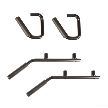 Rugged Ridge Steel Grab Handles F/R Kit Black 07-18 Jeep Wrangler JK/JKU - View 2 | Dirty Garage