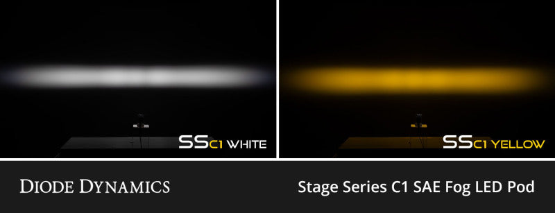 2023-2024 Toyota SSC1 Yellow SAE LED Fog Light Kit - View 3 | Dirty Garage