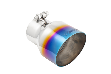 Universal Stainless Steel Dual Wall Tip 4".5" OD 3" Inlet 6.13" Length - View 4 | Dirty Garage