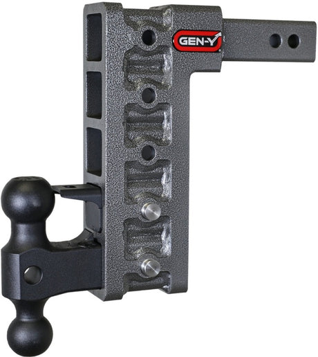 Gen-Y Mega Duty 2in Shank 10in Drop 2K TW 16K Hitch w/GH-051 Dual-Ball/GH-032 Pintle Lock - View 5 | Dirty Garage