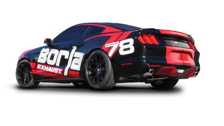 Borla Atak S Rear Section 15-17 Ford Mustang GT 5.0L V8 MT/AT 2.5in pipe 4in tip - View 7 | Dirty Garage